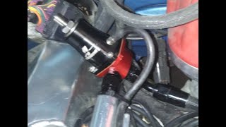 Pro Flo 4 update How I can mount any aftermarket bypass fuel pressure regulator to the fuel rail [upl. by Shipman]