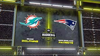 Madden NFL 24  Miami Dolphins vs New England Patriots  Week 2  Simulation NFL 2023  PS5 Gameplay [upl. by Arakawa]