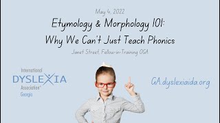 Etymology amp Morphology 101 Why We Can’t Just Teach Phonics [upl. by Carrissa]