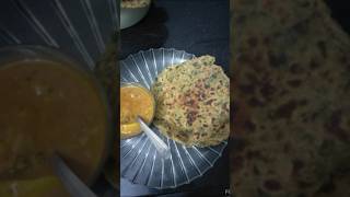 मेथी केले के पराठे😉😋video food tasty youtubeshorts youtube shorts viralvideo trend cooking [upl. by Patience]