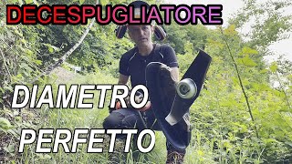 Decespugliatore 30 cc con la lama perfetta [upl. by Aibos74]