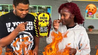 We Did The One Chip Challenge🔥🥵 NEVER AGAIN [upl. by Valora]