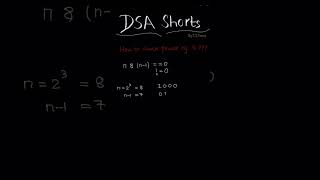 Check if a number is power of 2  DSA Shorts  ByIITians [upl. by Aloysia]