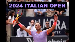 Inside the Italian Open 2024 Epic Matches amp Historic Moments [upl. by Ydnas233]