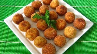 Polpette di patata e salmone  Soft Salmon and Potato Meatballs [upl. by Enytsirk306]