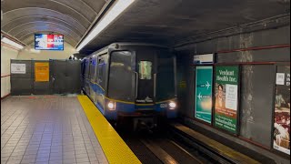 Mark I skytrain arriving at Burrard Station [upl. by Ellah]