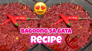 how to cook ginisang bagoong alamang with gata pinoy recipe [upl. by Lleznov160]