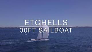 Etchells 30ft Daysailer Sailboat [upl. by Noreh]