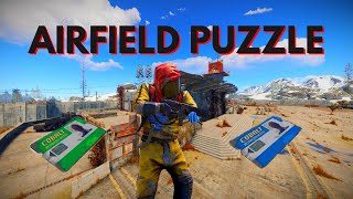 Airfield Blue Card Puzzle Guide  Rust 2023 [upl. by Lecirg552]