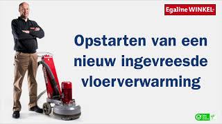 Hoe moet ik ingefreesde vloer verwarming opstoken [upl. by Newmark]