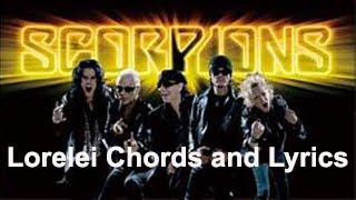 Learn to Play Lorelei Guitar Chords and Lyrics Scorpions [upl. by Hubbard816]