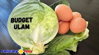 Cabbage and Egg Budget Recipe  Ginisang Repolyo na may itlog Super Sarap [upl. by Ul]