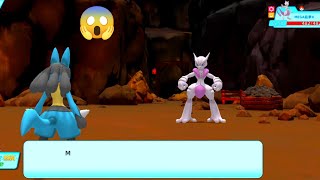 Mega Mewtwo vs Lucario 😱 Pokemon scarlet and violet walkthrough part 3 [upl. by Annaitsirhc]