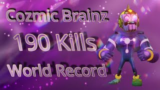 Cozmic Brainz 190 Kills World Record PvZ GW2 [upl. by Assed435]