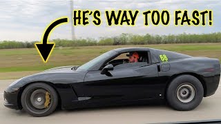 1000HP CORVETTE SMOKED MY HELLCAT IN A RACE [upl. by Rocky]