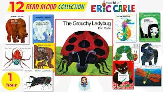 THE GROUCHY LADYBUG  Eric Carle Animated Stories Books Read Aloud  Brown Bear What Do You See [upl. by Aivle859]