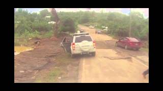 Saint Lucia Post Christmas Eve Floods  Journey to Vieux Fort [upl. by Serle]