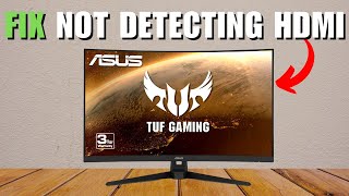 Asus Monitor Not Deceting HDMI  How To Fix [upl. by Errot507]