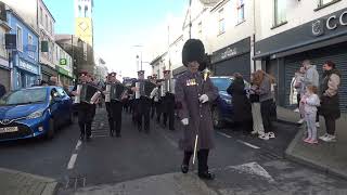 Dunloy Accordion Band  Ballymoney Remembrance Sunday Parade 2024 [upl. by Ishii]