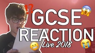 OPENING GCSE RESULTS 2018  LIVE REACTION emotional [upl. by Lanam]