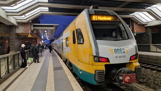 ODEG  Mitfahrt im kompletten RES1 von Oranienburg bis Berlin Gesundbrunnen in der BR 445101 [upl. by Venezia]