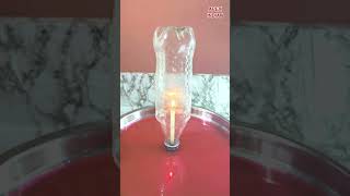 Candle🕯And water Experiment  Easy Science Experiment apexindian shorts short [upl. by Garey]