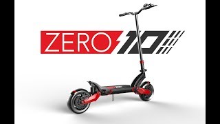 Introducing the ZERO 10X — High Performance 2 Wheel Drive EScooter [upl. by Sotsirhc]