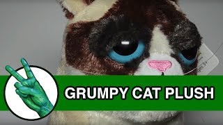 Grumpy Cat Plush Toy Tardar Sauce  Runforthecube Review [upl. by Suqram105]