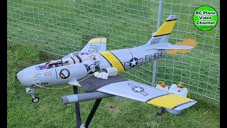 F86 Sabre  Freewing EDF Kit  JetCat P20SX  MFG Stadtsteinach  Herbert [upl. by Windzer]