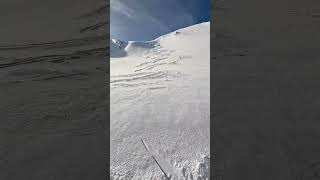 ESF La Plagne avec JeanYves Ski Face Nord par le couloir des Canadiens [upl. by Veejar704]