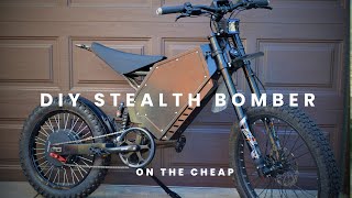 Low Cost Stealth Bomber Enduro EBike Overview [upl. by Scibert]