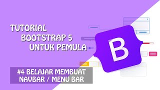 Tutorial Bootstrap 5  Membuat Navbar dan Menu Bar dengan Bootstrap [upl. by Pelagia]