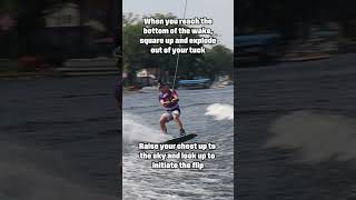 How to Tantrum on a Wakeboard shorts wake wakeboarding boat tricks flip howto tantrum [upl. by Bil202]