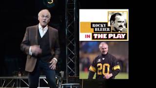 Rocky Bleier in THE PLAY [upl. by Latnahc]