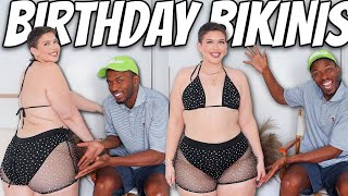 BOYFRIEND RATES MY BIRTHDAY BIKINIS  Fashion Nova Curve [upl. by Windham]