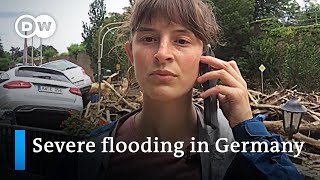 Flooding in Germany Death toll rises to 33 with dozens still missing  DW News [upl. by Kennet741]