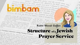 Structure of the Jewish Prayer Service  Intro to Tefillah with Rabbi Wendi Geffen [upl. by Burwell]