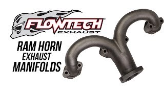 Flowtech Ram Horn Exhaust Manifolds [upl. by Hairabez]