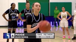 Park Center vs Hopkins Girls High School Basketball  Paige Bueckers [upl. by Aroda]