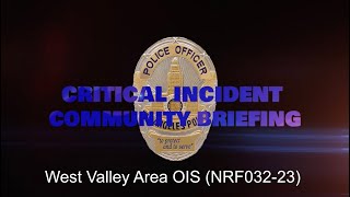 West Valley Area OIS 07252023 NRF03223 [upl. by Goody567]