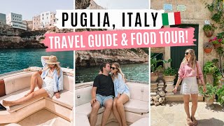 PUGLIA ITALY 🇮🇹  TRAVEL GUIDE amp FOOD TOUR  Polignano a Mare Monopoli Alberobello Bari  VLOG [upl. by Ecylla921]