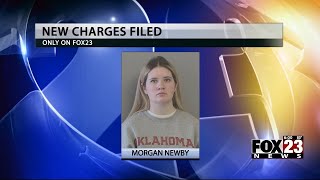 Video New felony charge filed for Tulsa bridetobe at center of viral social media post [upl. by Gothard]