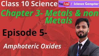 Amphoteric Oxides  Metals and Non Metals Class 10 Science Chemistry [upl. by Meeharb]