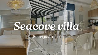 Airbnb in Batangas  Seacove Villa  Travel Collab ❤️  Nathalie Beatrix [upl. by Fredel556]