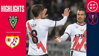 Resumen  Copa del Rey  CD Villamuriel 05 Rayo Vallecano de Madrid  Primera eliminatoria [upl. by Arnaud]