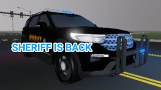 Sheriff is back  Rensselaer County Beta ROBLOX [upl. by Scopp]