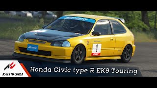 Assetto Corsa  Honda Civic type R EK9 Touring [upl. by Nannek230]