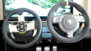 Fanatec Porsche GT3RS V2 vs Logitech G27 calibration [upl. by Miche887]