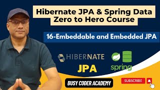 16Embeddable and Embedded JPAHibernate JPA amp Spring Data Course 🔥🔥 [upl. by Elwood]