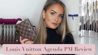 LOUIS VUITTON AGENDA PM REVIEW  INSERT SETUP  Dilara Bosak [upl. by Ainekahs]